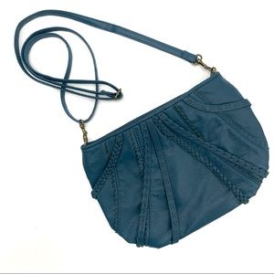 CANDIE’S Handbag Teal Boho Front Crossbody Strap